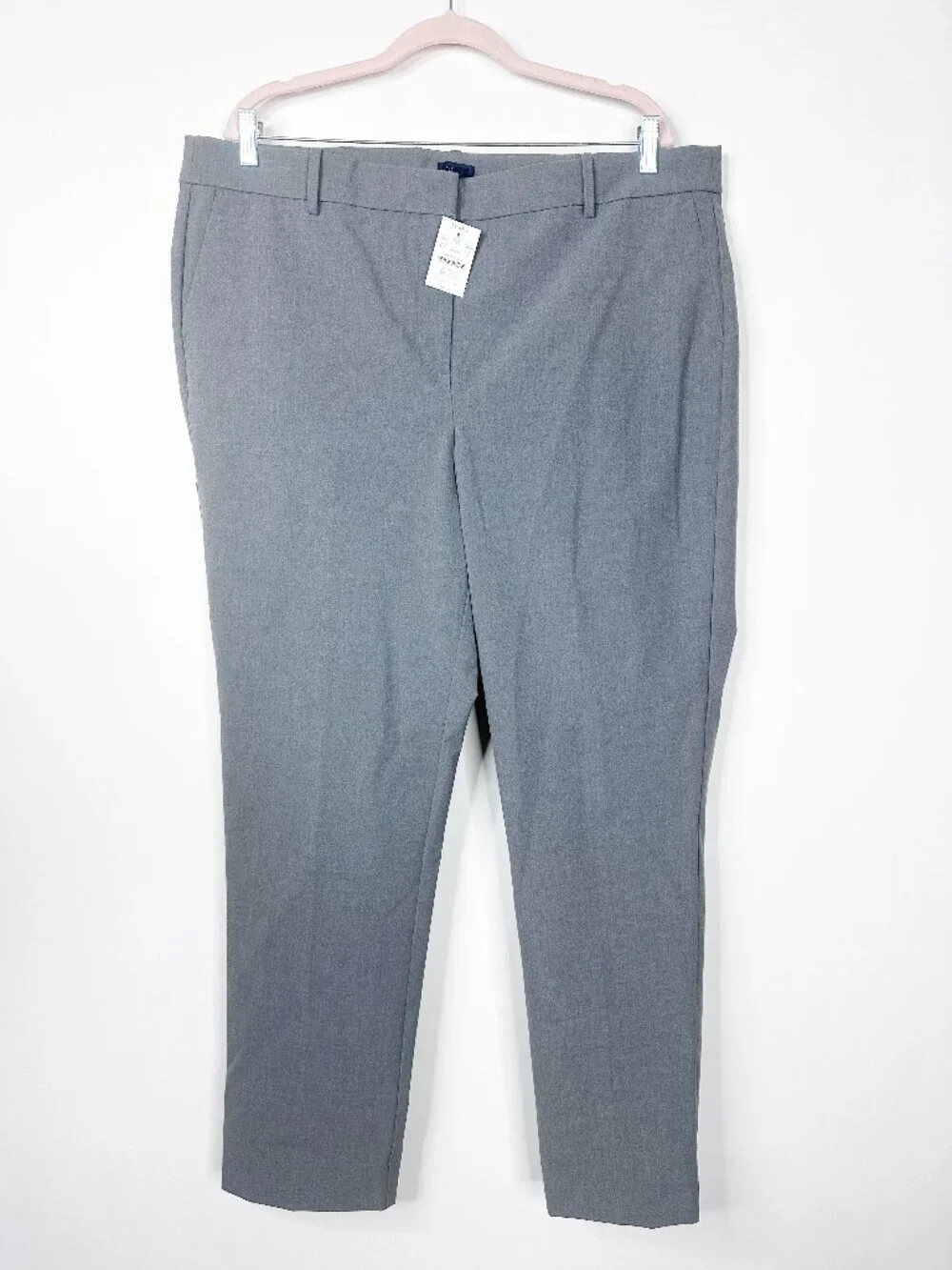NWT J. Crew Slim-fit Full-length Trouser Pant Gray 18 #A1826